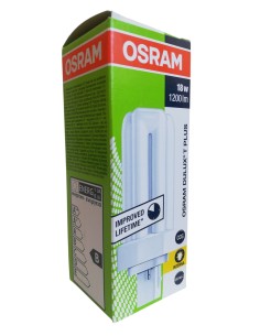 Osram dt18827 dulux-t plus bulb gx24d-2 18w/827 w/start 2pin 2